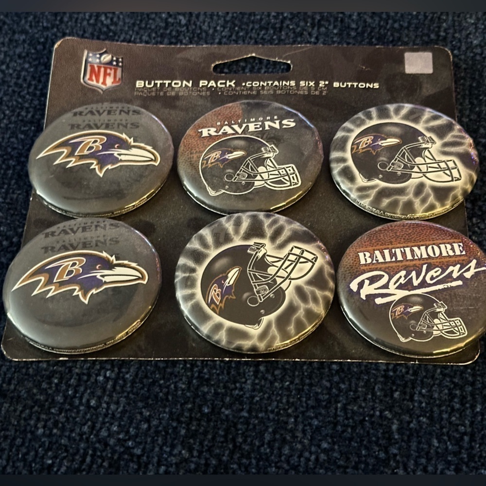 Baltimore Ravens buttons! New